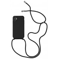  Maciņš Strap Silicone Maciņš Apple iPhone 12 Pro Max black 